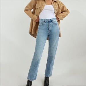 Denim Forum Aritzia Size 30 The Joni High Rise Jeans 29L